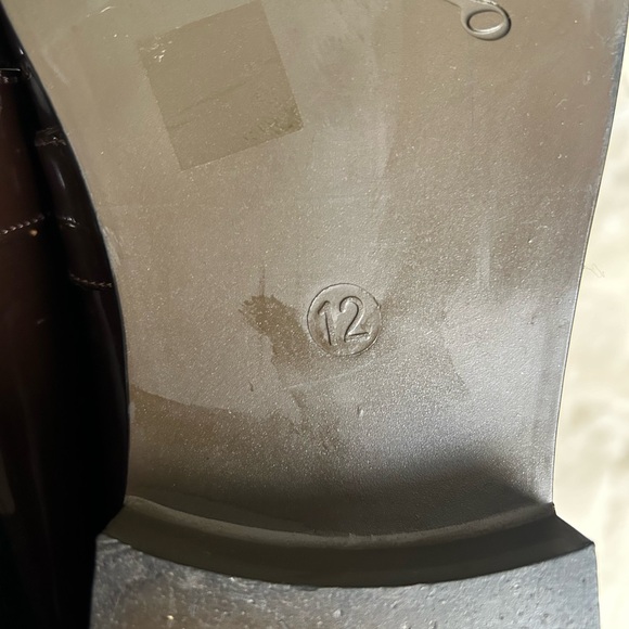 PARRAZO Men's Patent Slip-On Loafer Shoes Color Brown size 12 - Picture 3 of 7